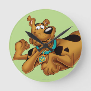 Reloj Redondo Mediano Scooby-Doo mintiendo