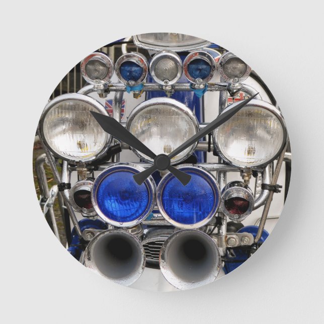 RELOJ REDONDO MEDIANO SCOOTER (Anverso)