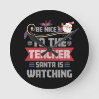 Sé Amable con el Profesor Santa está Observando Pr
