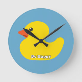 Reloj Redondo Mediano Sé Feliz