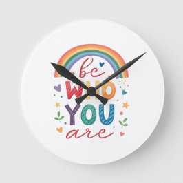Reloj Redondo Mediano Sé quien eres