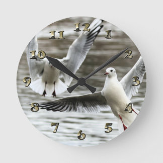 Reloj Redondo Mediano Seagulls in Flight