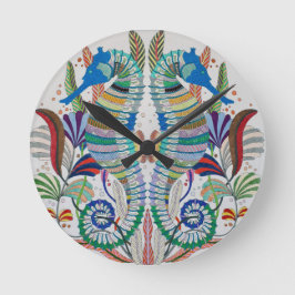 Reloj Redondo Mediano Seahorses Acrylic Wall Clock