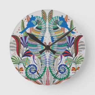 Reloj Redondo Mediano Seahorses Acrylic Wall Clock