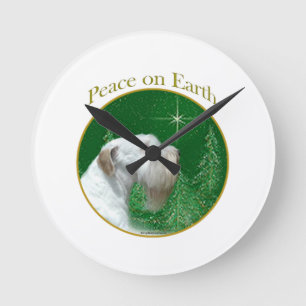 Reloj Redondo Mediano Sealyham Terrier Peace on Earth
