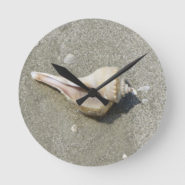 Reloj Redondo Mediano Seashell (Anverso)