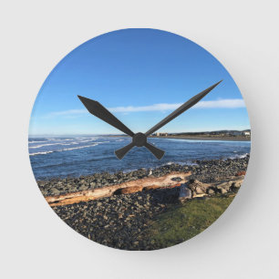 Reloj Redondo Mediano Seaside, Oregon Coast
