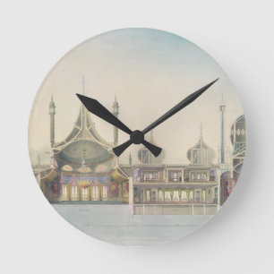 Reloj Redondo Mediano Sección longitudinal (L R) al órgano, sitio de l