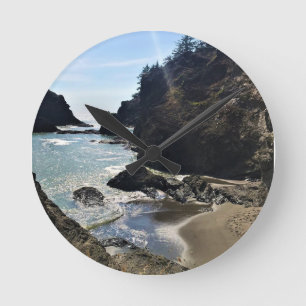 Reloj Redondo Mediano Secret Beach, Samuel H. Boardman, Oregon