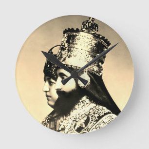 Reloj Redondo Mediano Selassie I Jah Rastafari Rasta Reggae Livity Raíce
