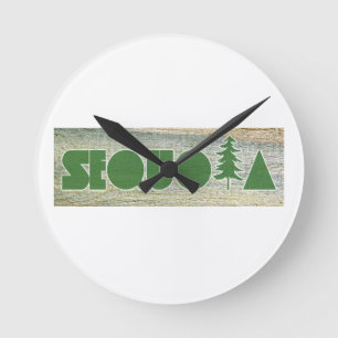 Reloj Redondo Mediano Sequoia