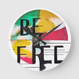 Reloj Redondo Mediano Ser libre