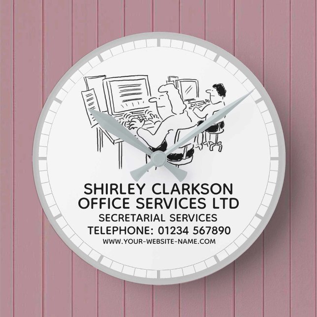 Reloj Redondo Mediano Servicios Secretariales las 24 Horas (Subido por el creador)