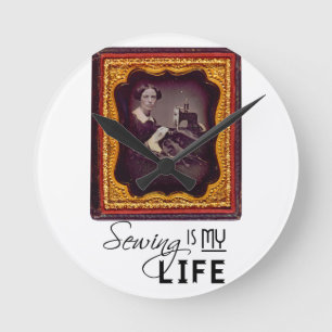 Reloj Redondo Mediano Sewing Is My Life