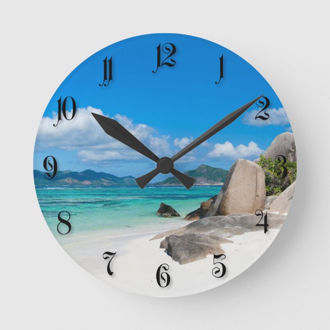 Reloj Redondo Mediano Seychelles (Anverso)