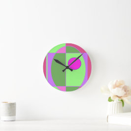 Reloj Redondo Mediano Sherell geométrico cúte