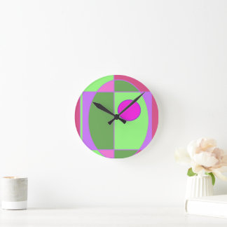 Reloj Redondo Mediano Sherell geométrico cúte