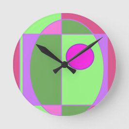 Reloj Redondo Mediano Sherell geométrico cúte