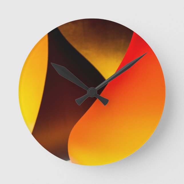 Reloj Redondo Mediano Shining Murano Glass (Anverso)