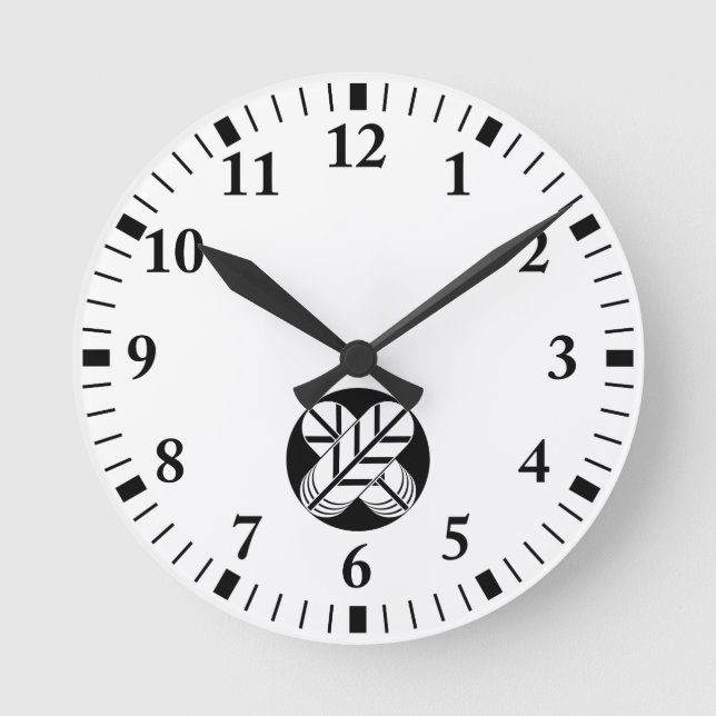 Reloj Redondo Mediano Shirakawa hawk feathers (Anverso)