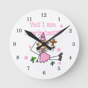 Reloj Redondo Mediano Sí, soy una princesa