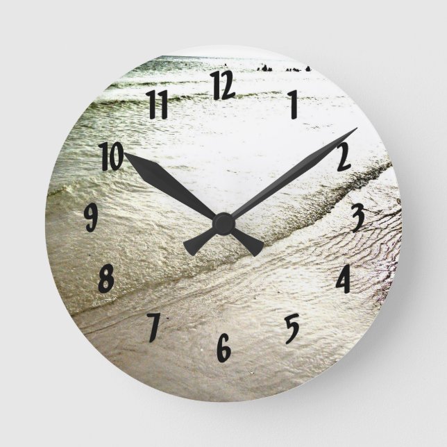 Reloj Redondo Mediano Siesta Keys Meditation Wall Clock (Anverso)
