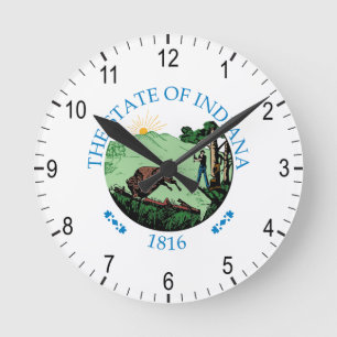 Reloj Redondo Mediano Signo de Indiana