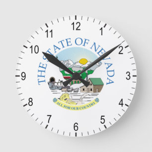 Reloj Redondo Mediano Signo de Nevada
