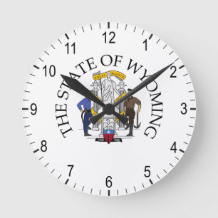 Reloj Redondo Mediano Signo de Wyoming