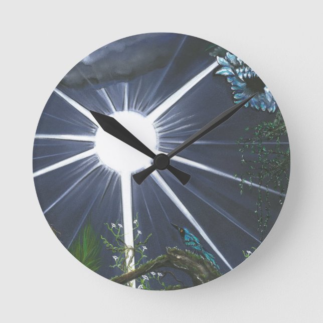 Reloj Redondo Mediano Silence of Sacred Space (Anverso)