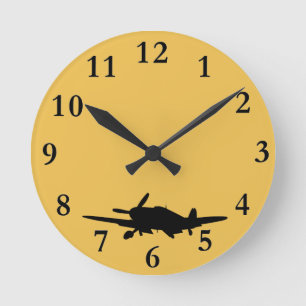Reloj Redondo Mediano Silícula de plano