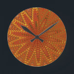 Reloj Redondo Mediano Silken Golden Threads: Rich Diva Style ORIENTAL GI<br><div class="desc">Silken Golden Threads: Rich Diva Style ORIENTAL GI Style: Round (Medium) It's time to show off your favorite art, photos, and text with a custom round wall clock from Zazzle. Featured in two sizes, this wall clock is vibrantly printed with AcryliPrint®HD process to ensure the highest quality display of any...</div>