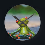 RELOJ REDONDO MEDIANO ***SILLY LITTLS FROG*** CLOCK<br><div class="desc">THIS FROG IS SO CUTE AND WILL LOOK GREAT ON ANY WALL FOR SURE... .  AND HOW ABOUT "YOUR OFFICE AT WORK OR AT YOUR BUSINESS AS WELL AS YOUR HOME OR EVEN A KID'S ROOM FOR SURE!!!!!? THANKS FOR STOPPING BY ONE OF MY EIGHT STORES!</div>