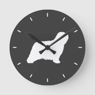 Reloj Redondo Mediano Silueta de Komondor