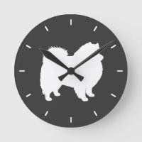Silueta de perro esquimal americano
