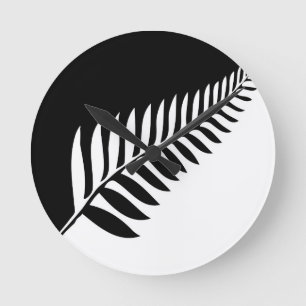 Reloj Redondo Mediano Silver Fern of New Zealand