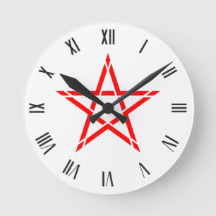 Reloj Redondo Mediano Símbolo de estrella roja original Watch
