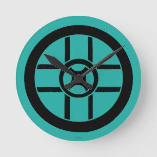 Reloj Redondo Mediano Símbolo nórdico: Cruz de la rueda