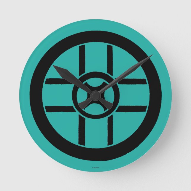 Reloj Redondo Mediano Símbolo nórdico: Cruz de ruedas (Anverso)