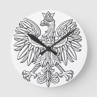 Reloj Redondo Mediano símbolo polaco