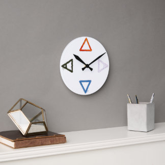 Reloj Redondo Mediano Símbolos de alquimia elemental