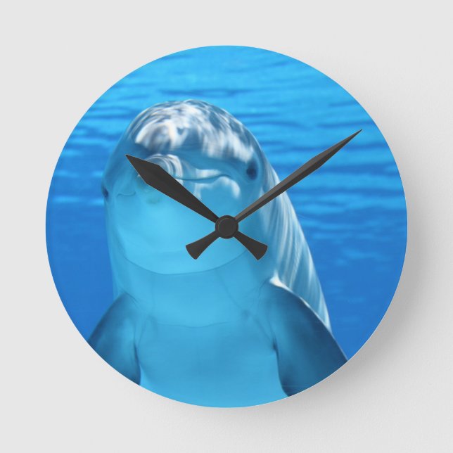Reloj Redondo Mediano Simple Foto Personalizada  (Anverso)