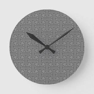 Reloj Redondo Mediano Simple geometric shapes