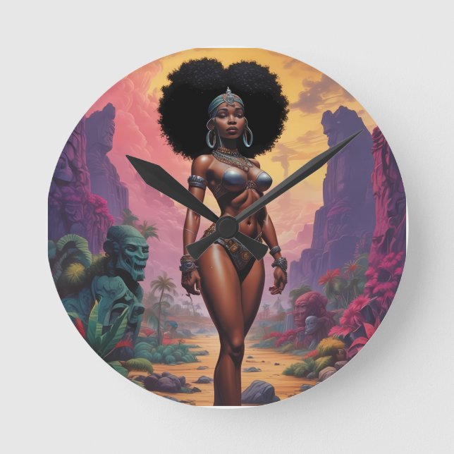 Reloj Redondo Mediano Sin Carga Por Lo Que Ha Sido - Ken Gage Art (Anverso)