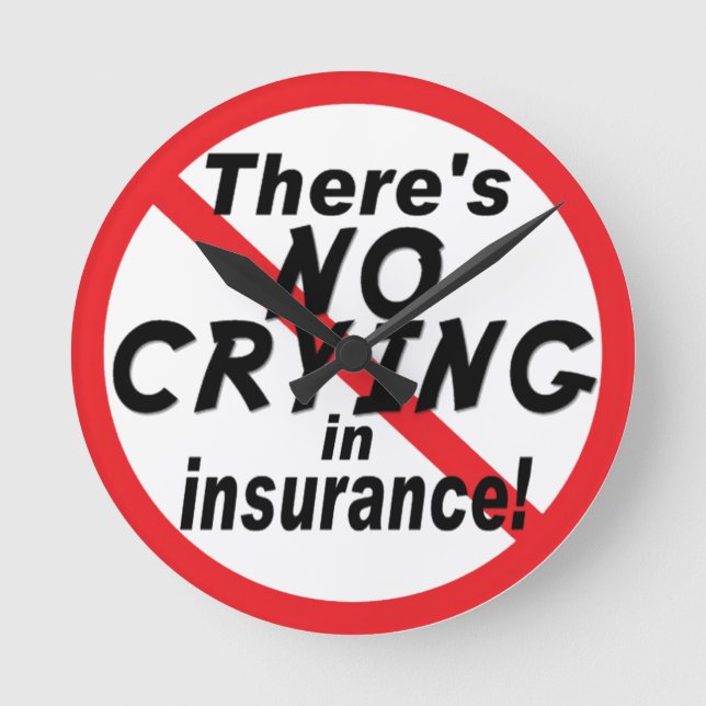 Reloj Redondo Mediano Sin Llorar En El Seguro (Anverso)