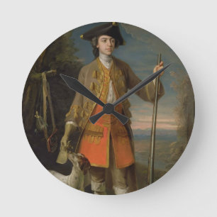 Reloj Redondo Mediano Sir Edward Hales, 1744 (aceite en lona)