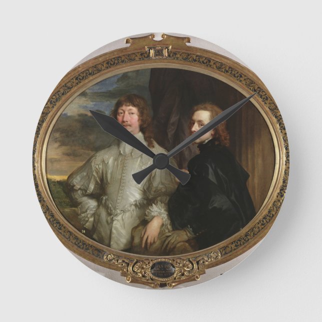 Reloj Redondo Mediano Sir Endymion Porter (1587-1649) y el artista, C. (Anverso)