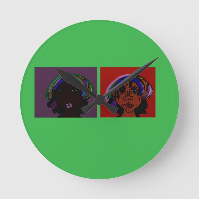 Reloj Redondo Mediano Sisters (Anverso)