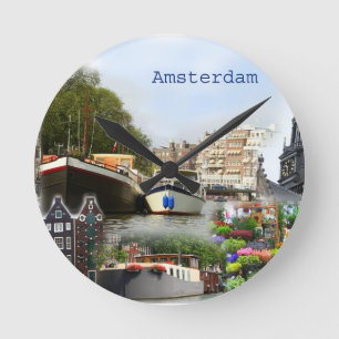 Reloj Redondo Mediano Sitios turísticos de Amsterdam