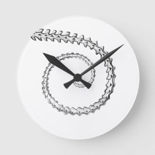 Reloj Redondo Mediano Skeleton vintage